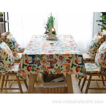 wish printed tablecloth pastoral style table cloth